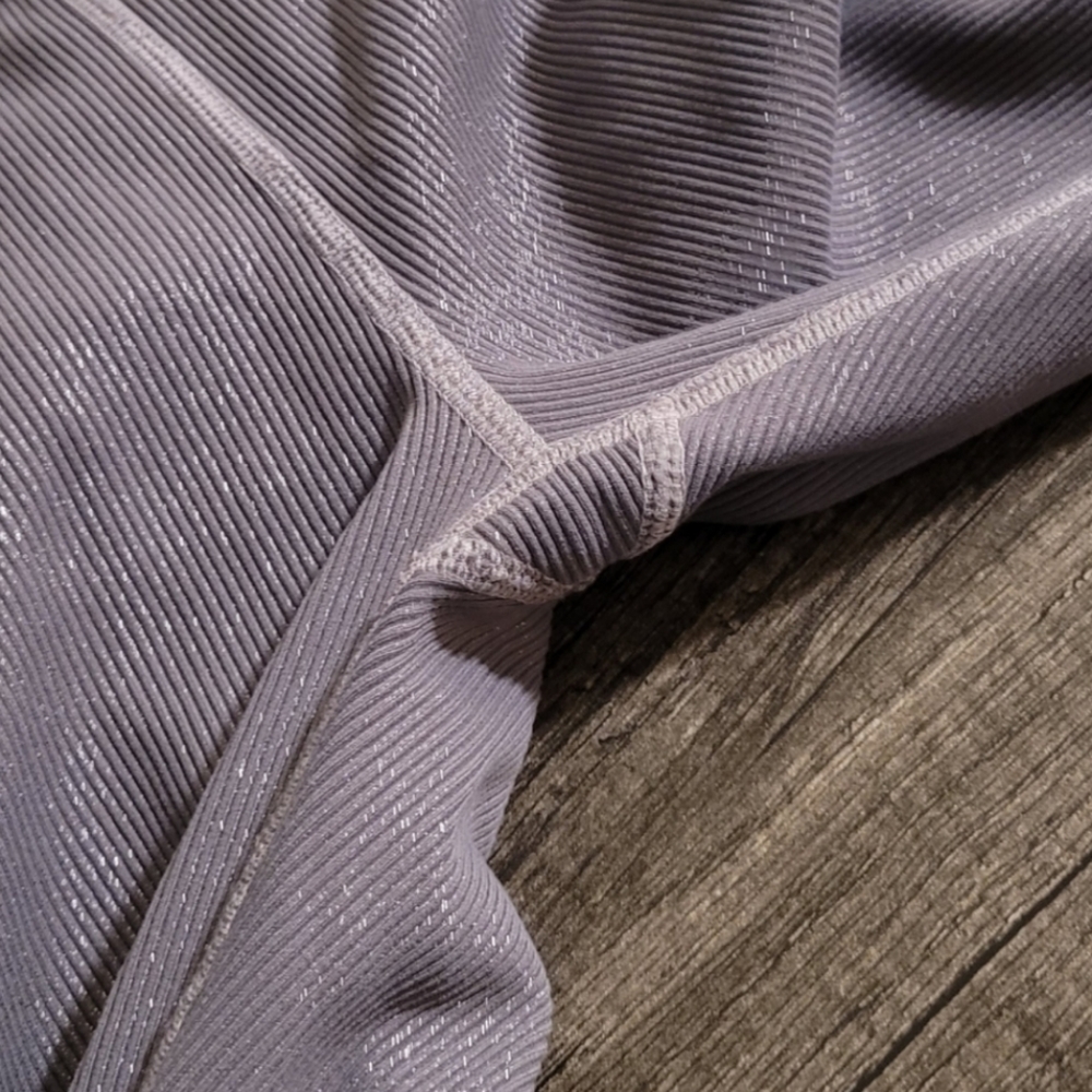 (2pcs)ONA by Yoon Chung Colorblock Ivory/Tan and Grey Shimmer Leggings - Picture 9 of 14